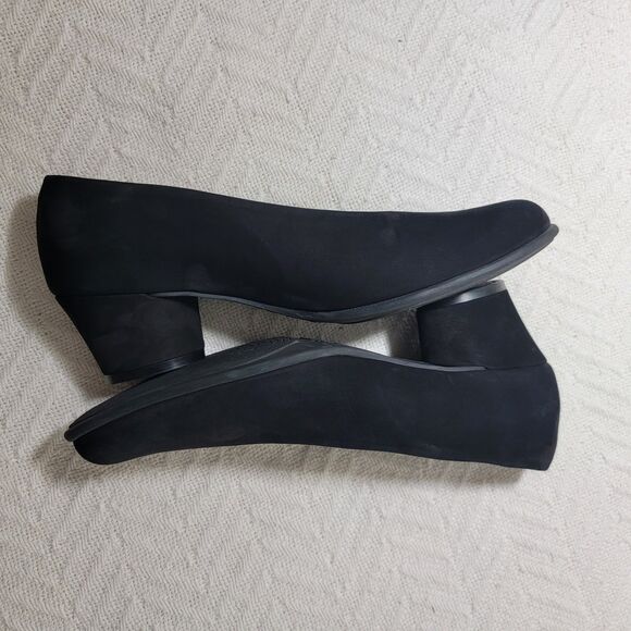 Arche France Musaby Escarpin Black Nubuck Pumps Heels Slip On EU 38 US 7 40911 - Picture 13 of 16